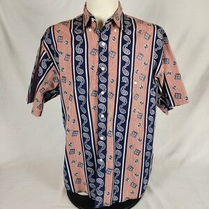 Vintage Gant Salty Dog Paisley & Stripe Shirt (L)